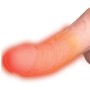 KING COCK - PLUS TRIPLE THREAT NATURAL Dildo mit stossender Funktion und Vibrationsmodi