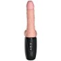 KING COCK - PLUS TRIPLE THREAT NATURAL Dildo mit stossender Funktion und Vibrationsmodi