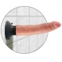 KING COCK - Vibrationsdildo 17,78 cm in Naturfarbe