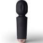 ROCKS-OFF Mini Wiederaufladbarer Massagestab mit 16 Funktionen, Schwarz