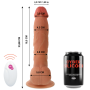 CYBER SILICOCK - Realistischer Fernbedienungs-Dildo Master Ben 23,88 cm - Ø 4,3 cm