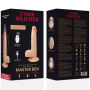 CYBER SILICOCK - Realistischer Fernbedienungs-Dildo Master Ben 23,88 cm - Ø 4,3 cm