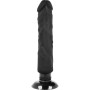 BASECOCK Realistischer Vibrator 2-in-1 Schwarz 20 cm - 4 cm Durchmesser
