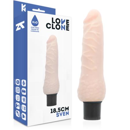 LOVECLONE - SVEN Realistischer Vibrator mit Selbstbefeuchtung 18,5 cm
