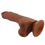 BAILE Calisto Realistischer Dildo 25 cm Naturfarben mit Vibrations- und Rotationsfunktion