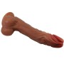 BAILE Calisto Realistischer Dildo 25 cm Naturfarben mit Vibrations- und Rotationsfunktion