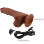BAILE Calisto Realistischer Dildo 25 cm Naturfarben mit Vibrations- und Rotationsfunktion