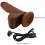 BAILE - Abel Realistischer Dildo 21 cm Mulatto mit Vibration und Rotation
