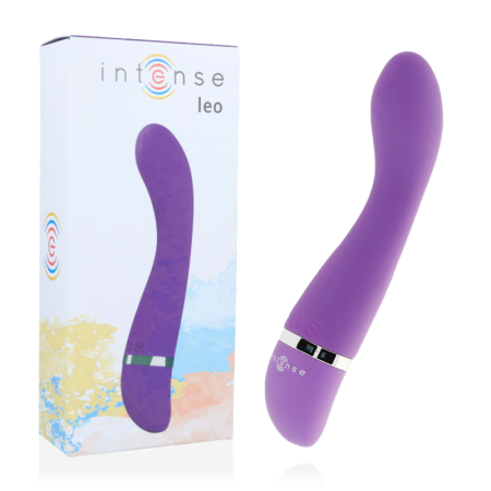 INTENSE - LEO VIBRATOR LILA SILIKON LUXE, 30 Vibrationsmodi, flexibel, wasserdicht