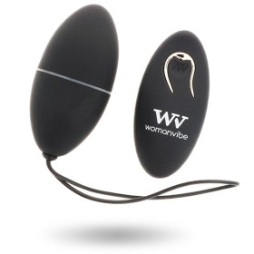 WOMANVIBE ALSAN Vibrator-Ei mit Fernbedienung, Silikon, Schwarz