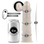 COCK MILLER - Silikon Dildo 21,5 cm mit LED-Beleuchtung, Vibration & Fernbedienung