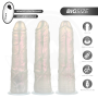COCK MILLER - Silikon Dildo 21,5 cm mit LED-Beleuchtung, Vibration & Fernbedienung