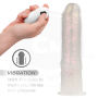COCK MILLER - Silikon Dildo 21,5 cm mit LED-Beleuchtung, Vibration & Fernbedienung