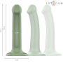 INTENSE BECCA Vibrator mit Saugnapf, 10 Vibrationsmodi, grün, Fernbedienung