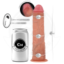 COCK MILLER - Hyperrealistischer Dildo mit Fernbedienung und Saugnapf, 20,5 cm