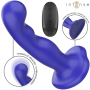 INTENSE SHORTY Vibrator mit Saugnapf Blau, Fernbedienung, 10 Vibrationsmodi