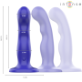 INTENSE SHORTY Vibrator mit Saugnapf Blau, Fernbedienung, 10 Vibrationsmodi