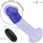 INTENSE - VICTORIA Vibrator mit Saugnapf, 10 Vibrationsmodi, Fernbedienung, Dunkelblau