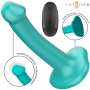 INTENSE - KATIE Vibrator mit Saugnapf, 10 Vibrationsmodi, Fernbedienung, Dunkelblau