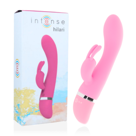 INTENSE - Hilari Pink Silikon Luxe Vibrator mit 30 Vibrationsmodi