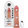 COCK MILLER - Hyperrealistischer Dildo mit Vibrationsfunktion und Fernbedienung, 19,5 cm