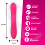 MORESSA ETHAN Premium Silikon Vibrator mit Wellen-Effekt und USB-Aufladung