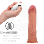 COCK MILLER - Hyperrealistischer Dildo mit Vibrationsfunktion und Fernbedienung, 19,5 cm