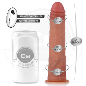 COCK MILLER - Hyperrealistischer Dildo mit Saugnapf und Thrusting-Funktion 19,5 cm