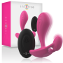INTENSE Shelly Duo Anal-Perineum und Vaginal-Klitoris Vibrator mit Fernbedienung Pink