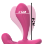INTENSE Shelly Duo Anal-Perineum und Vaginal-Klitoris Vibrator mit Fernbedienung Pink