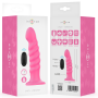 INTENSE - CINDY Vibrator Größe L, Spiraldesign, 10 Vibrationsmodi, Rosa, Fernbedienung