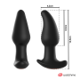 ANBIGUO WATCHME Analvibrator mit rotierenden Perlen und Fernbedienung Amadeus