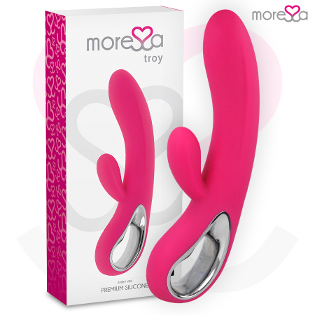 MORESSA Troy Premium Silikon G-Punkt und Klitoris Massager, wiederaufladbar