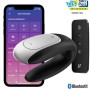 Satisfyer Double Fun Partner Vibrator – Schwarz, Paarvibrator mit App-Steuerung