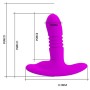 PRETTY LOVE - HEATHER ANAL UP AND DOWN Analdildo mit Vibration und Bewegungsfunktion