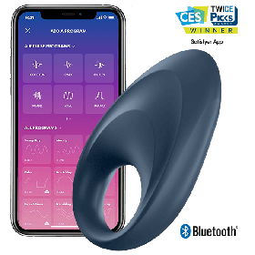 SATISFYER Mighty One App-gesteuerter Vibrationsring aus Silikon