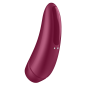 SATISFYER CURVY 1+ – Ergonomischer Klitoris-Stimulator mit Vibrationsfunktion in Rot-Pink