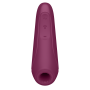 SATISFYER CURVY 1+ – Ergonomischer Klitoris-Stimulator mit Vibrationsfunktion in Rot-Pink