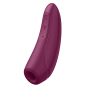 SATISFYER CURVY 1+ – Ergonomischer Klitoris-Stimulator mit Vibrationsfunktion in Rot-Pink