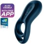 SATISFYER Epic Duo Vibrierender Penisring mit App-Steuerung, Blau