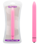 GLOSSY - Slim Vibrator in intensivem Rosaton, leise und wasserfest