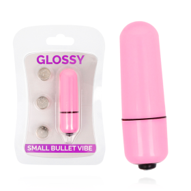 GLOSSY - Kleine Vibrationskugel in Tiefrosa