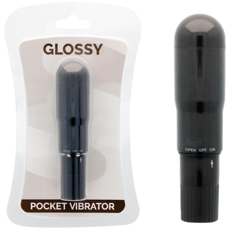 GLOSSY - Pocket Vibrator Schwarz, Wasserdicht, Leise