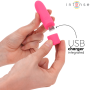 INTENSE SYMONE USB Wiederaufladbare Vibrationskugel mit 8 Vibrationsmodi, Rosa, 10 x 2,2 cm