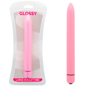 GLOSSY - Slim Vibrator in Rosa, Wasserdicht und Leise