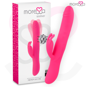 MORESSA SOMER Premium Vibrator mit starker Rotation und vielseitiger Vibration aus medizinischem Silikon