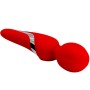 PRETTY LOVE - Walter Vibrator Wand Rot, 7 Vibrationsmodi, 5 Intensitätsstufen