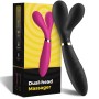 ARMONY Y-Wand Massager & Vibrator mit Doppelkopf, Schwarz