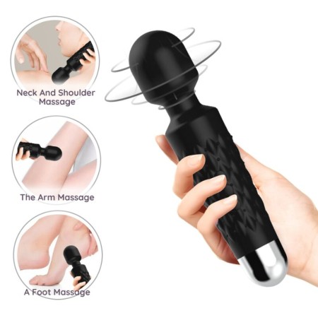 ARMONY Postman Massager & Vibrator mit super flexiblem Kopf, schwarz