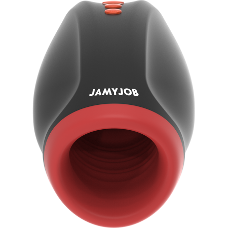 JAMYJOB NOVAX Masturbator mit Vibration und Kompression, realistische Silikonhülle
